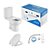 Combo Bacia C/CAIXA Acoplada Luna Kit 4 Peças Branca Icasa - Imagem 1