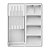Organizador de Facas e Talheres p/Gaveta - Clear - OU - Imagem 7