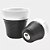 Kit 2 copos de Porcelana Pressca - Luva de Silicone - 60ml - Imagem 1
