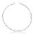 PULSEIRA EM MALHA GROUMET PRATA LISA - Imagem 1