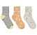 Kit C/3 Meias Cano Médio Feminina Estampadas Selene 7740 - Imagem 2