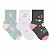 Kit C/3 Meias Bebê Sortidas Meninas Selene 1451 - Imagem 1