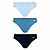 Kit C/3 Cuecas Slip Infantil Com Elástico Embutido Lupo 140-089 - Imagem 1