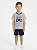 Pijama Infantil Masculino Com Manga Life Is a Game Sleep - Imagem 3