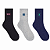 Kit C/3 Meias Esportivas Juvenil Masculina Selene 5061 - Imagem 1