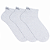 Kit C/3 Pares Meias Sapatilha Unissex Branca Mash 205.02 - Imagem 1