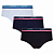 Kit C/3 Cuecas Slip Em Algodão com Elastano Lupo 524-089 - Imagem 1
