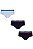 Kit Com 3 Cuecas Slip Em Algodão com Elastano Preta e Cinza Lupo 00524-89 - Imagem 1