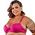 Sutiã Reforçado Plus Size Liso Em Poliamida Pink - Imagem 1