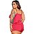 Kits De Pijamas Short Doll Plus Size Liso Cores Variadas - Imagem 11