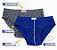 Cueca Slip Kit C/3 em Microfibra Elástico Embutido Nawes N12 - Imagem 3