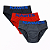 Cueca Slip Juvenil Kit C/3 em Algodão Com Cós Nawes N14 - Imagem 1