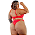 Conjunto Plus Size Tanga Com Bojo Rendado Poliamida - Imagem 11