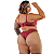 Conjunto Plus Size Tanga Com Bojo Rendado Poliamida - Imagem 8