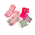 Kit De Meia Infantil Antiderrapante de Bebê 0-2 Anos de Menina Estampadas - Imagem 3