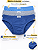 Kit C/3 Cueca Slip Tam. Especial em Algodão Canelada na Lateral Nawes N21 - Imagem 2