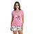 Pijama Feminino Com Manga Em Malha Princesinha Rosa Sleep 184 - Imagem 1