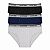 Kit C/3 Cueca Slip Plus Size em Algodão Suedine Canelado Active Men - Imagem 1