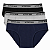 Kit C/3 Cueca Slip em Algodão Suedine Canelado Active Men - Imagem 1