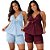 Kit 2 Short Doll Sensual com Detalhes em Renda Cores Sortidas - Imagem 2