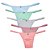 Kit 5 Calcinhas Tanga Ana Tira Fio Cores Sortidas com Detalhe em Strass e Poliamida - Imagem 3