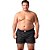 Cueca Samba Canção Plus Size Poliéster com Elastano Estampa Sortida Ref.21 Somellos - Imagem 1