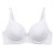 Sutiã Plus Size Liso Básico Três Fechos Alça Regulável com Bojo Laço Frontal - Imagem 9