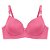 Sutiã Plus Size Liso Básico Três Fechos Alça Regulável com Bojo Laço Frontal - Imagem 5