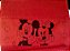 Toalhinha vermelha Minnie Mickey - Imagem 3