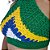 Cropped de Crochê Bandeira do Brasil Frente Única | Top Brasil Core M/G - Imagem 3