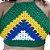Cropped de Crochê Bandeira do Brasil Frente Única | Top Brasil Core M/G - Imagem 6