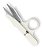 Tesoura de Arremate EuroRoma Natural 12cm – Precisão para Artesanato, Costura e Crochê - Imagem 1