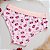 Calcinha Caleçon Bainha Cotton Estampada Infantil - Imagem 2