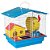 GAIOLA PARA HAMSTER 1 ANDAR TETO PLÁSTICO COMPLETA - Imagem 1