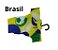 Camiseta Do Brasil Para Câes e Gatos P - Imagem 1