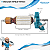 Induzido Para Furadeira De Impacto Makita Hp1620/hp1640 110v - Imagem 2