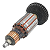 Induzido Rotor P/ Esmerilhadeira 1347 Gws 7-115 Antiga 110v - Imagem 7