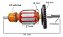 Induzido Rotor Para Furadeira Bosch 6640 /6650 Hobby 220v - Imagem 3
