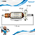 Induzido Rotor Para Plaina Makita 82mm 1900b 220v - Imagem 2