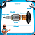 Induzido Rotor Martelo Rompedor Bosch 11316 / Gsh 11E 220V - Imagem 3