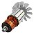 Induzido Rotor Para Serra Mármore Grande Makita 4107 220v - Imagem 4