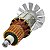 Induzido Rotor Para Serra Tico Tico Makita 4300 Ba /bv 220v - Imagem 4