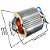 Bobina Estator Para Serra Mármore 4100nh 4100ns Makita 127v - Imagem 4