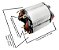 Bobina Estator P/ Serra Mármore Bosch Gdc 34/ Gdc 14-40 220V - Imagem 2