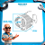 Bobina (estator) Esmerilhadeira Bosch Gws 22-180 22-230 127v - Imagem 4