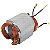 Bobina Estator Esmerilhadeira 1800/1820 Gws 8-115/ 125 110v - Imagem 1