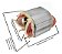 Bobina Estator Para Furadeira Bosch GSB 16 RE /1218 220V - Imagem 2