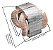 Bobina Estator Martelo Gsh 16-28 Bosch 11355.1/ 11335 220v - Imagem 2
