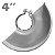 Capa De Proteção Para Esmerilhadeira Bosch 1800 Gws 7-115 - Imagem 5