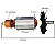 Kit Induzido Completo para Serra Mármore Makita 4100NH 110v - Imagem 3